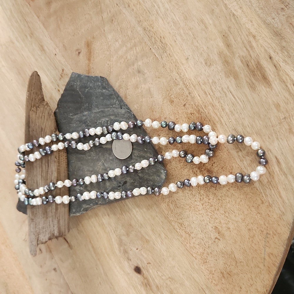 48 Inch Geniune Freshwater Pearl Necklace NWOT